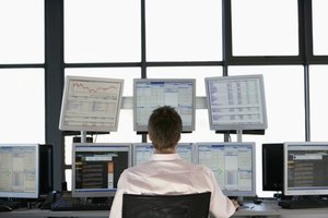 Trader at Desk