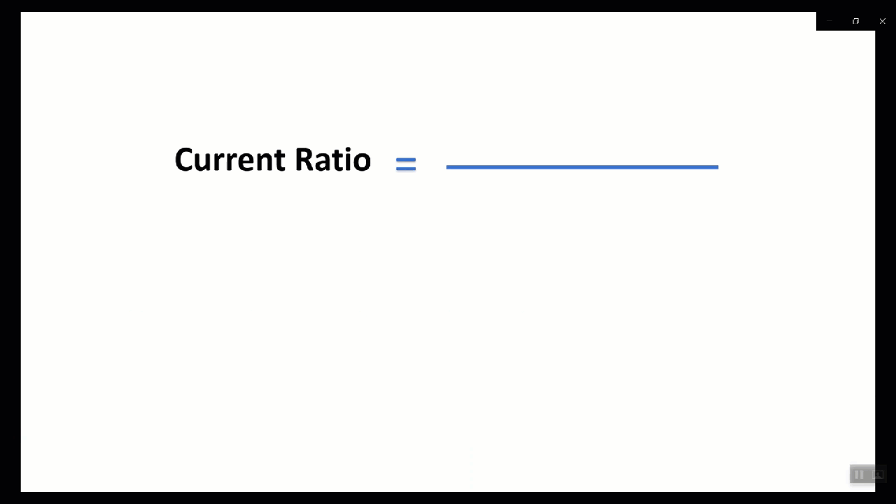 Current Ratio Animated