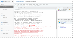 Install Quantmod Part 1