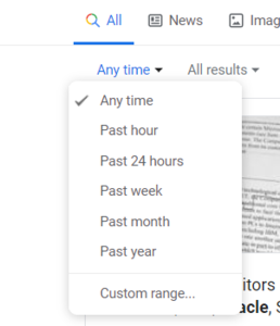 Microsoft Search Date Bucket