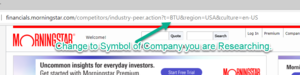 Morningstar Old Interface for Competitors