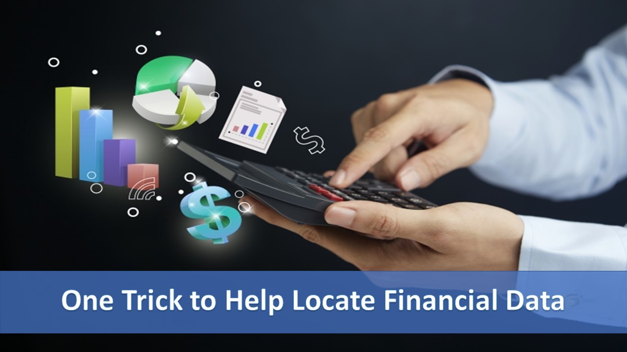 Locate Financial Data