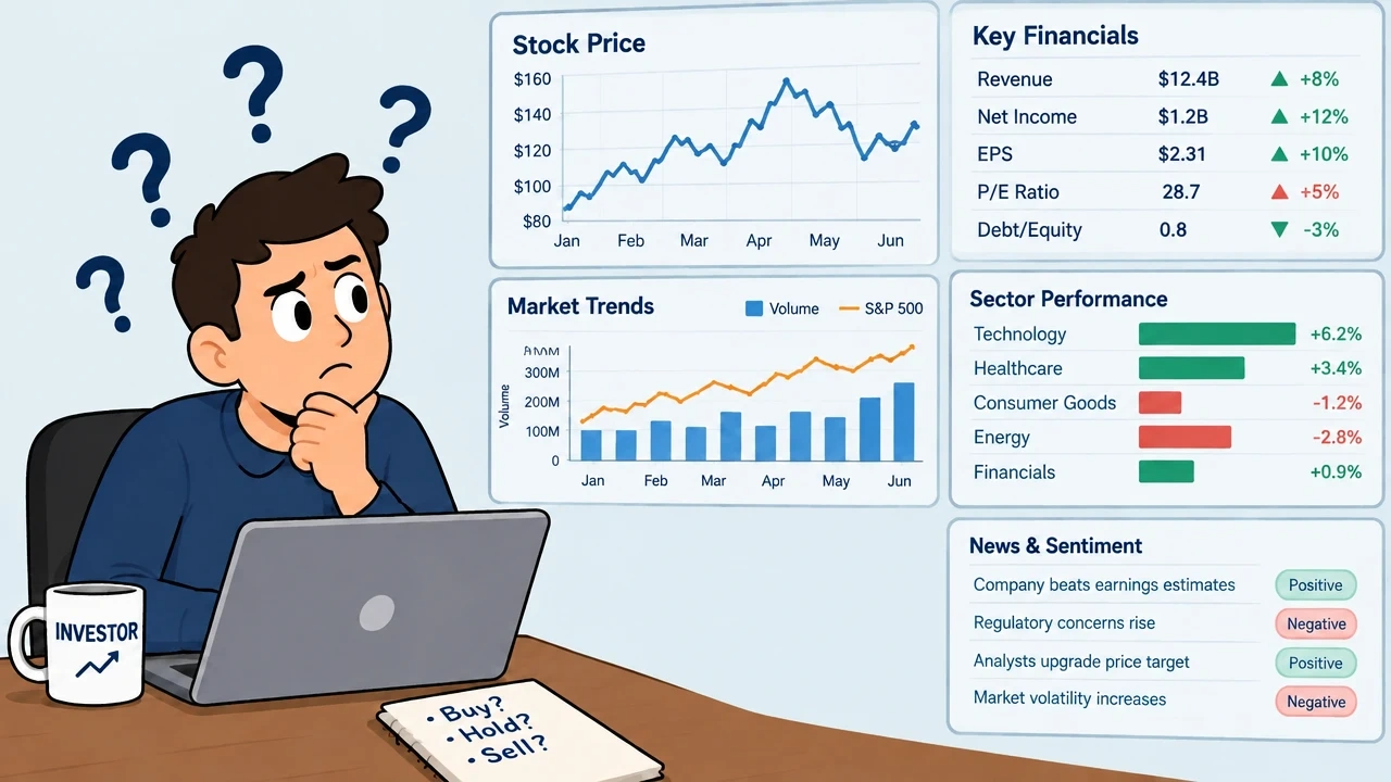 Man confused by all the data for investing.